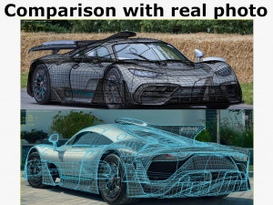 Mercedes-AMG One 2023 3D Модель
