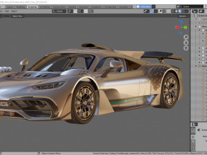 Mercedes-AMG One 2023 3D Модель