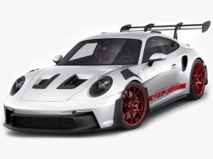 ポルシェ 911 GT3 RS 992 2023 3Dモデル