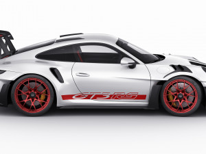 Porsche 911 GT3 RS 992 2023 3D Model