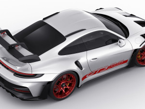 Porsche 911 GT3 RS 992 2023 3D Model