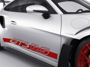 Porsche 911 GT3 RS 992 2023 3D Model