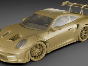 Porsche 911 GT3 RS 992 2023 3D Model