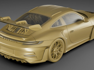 Porsche 911 GT3 RS 992 2023 3D Model
