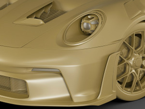 Porsche 911 GT3 RS 992 2023 3D Model
