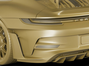 Porsche 911 GT3 RS 992 2023 3D Model