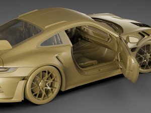 Porsche 911 GT3 RS 992 2023 3D Model