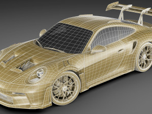 Porsche 911 GT3 RS 992 2023 3D Model