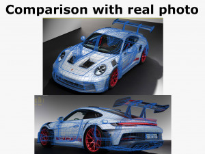 Porsche 911 GT3 RS 992 2023 3D Model
