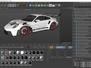 Porsche 911 GT3 RS 992 2023 3D Model
