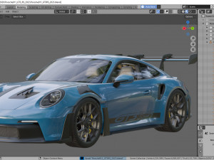 Porsche 911 GT3 RS 992 2023 3D Model