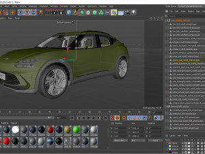 Genesis GV60 2022 3D 모델