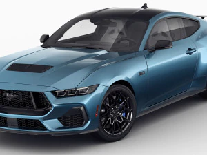 Mustang GT Coupe 2024 3D Model