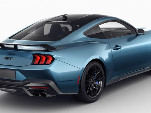 Mustang GT Coupe 2024 3D Model