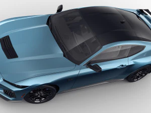 Mustang GT Coupe 2024 3D Model