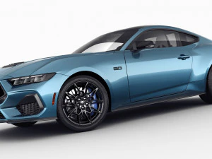 Mustang GT Coupe 2024 3D Model