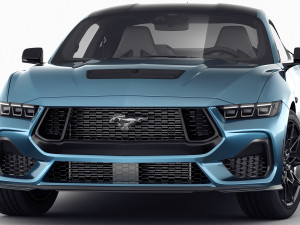 Mustang GT Coupe 2024 Modelo 3D