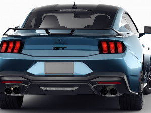 Mustang GT Coupe 2024 Modelo 3D