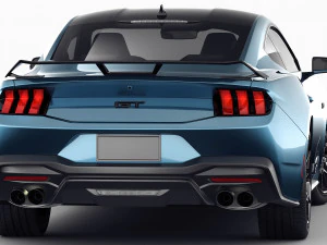 Mustang GT Coupe 2024 3D Model