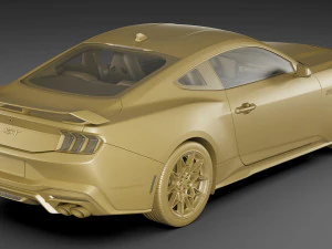 Mustang GT Coupe 2024 3D Model