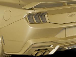 Mustang GT Coupe 2024 3D Model