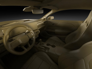 Mustang GT Coupe 2024 Modelo 3D