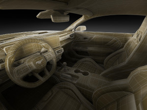 Mustang GT Coupe 2024 Modelo 3D