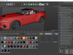 Mustang GT Coupe 2024 3D Model