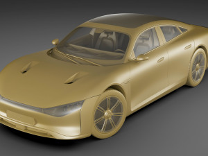 Mercedes EQXX Vision 2022 Modelo 3D