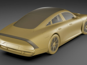 Mercedes EQXX Vision 2022 Modelo 3D