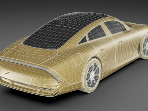 Mercedes EQXX Vision 2022 Modelo 3D