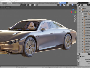 Mercedes EQXX Vision 2022 Modelo 3D