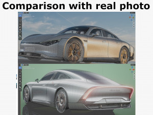 Mercedes EQXX Vision 2022 Modelo 3D