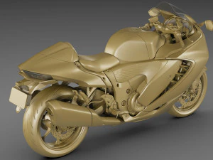 Suzuki Hayabusa 2022 3D Model