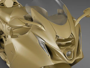 Suzuki Hayabusa 2022 3D Model