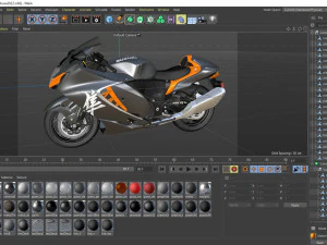 Suzuki Hayabusa 2022 3D Model