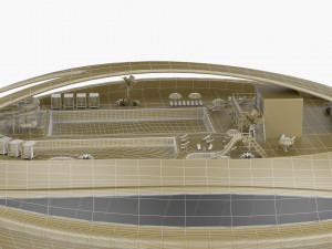 Futuristic Airship Concept Modelo 3D