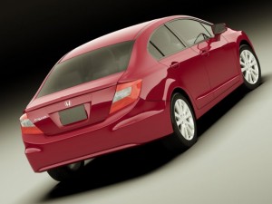 honda civic sedan 2012 3D Model