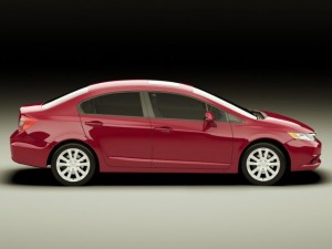 honda civic sedan 2012 3D Model