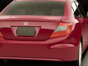 honda civic sedan 2012 3D Model