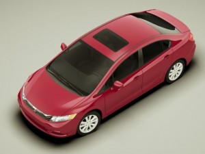 honda civic sedan 2012 3D Model