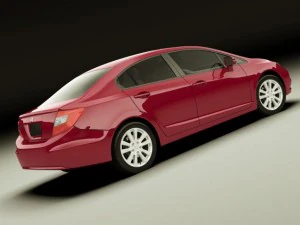 honda civic sedan 2012 3D Model