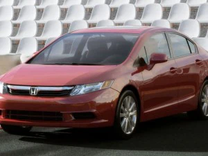 honda civic sedan 2012 3D Model