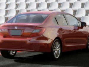 honda civic sedan 2012 3D Model