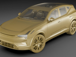Polestar 3 2024 3D-Modell