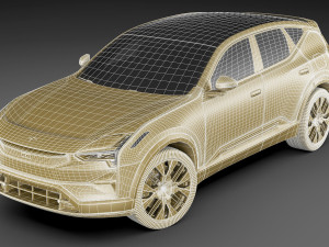 Polestar 3 2024 3D-Modell