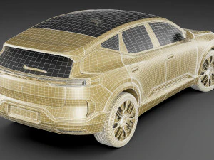 Polestar 3 2024 3D Model