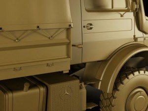 mercedes unimog u5000 3D Model