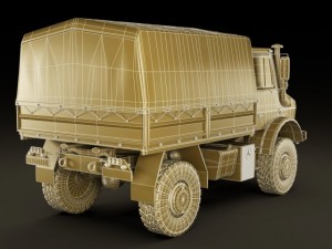 mercedes unimog u5000 3D Model