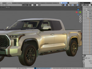 Toyota Tundra 2022 3D 모델